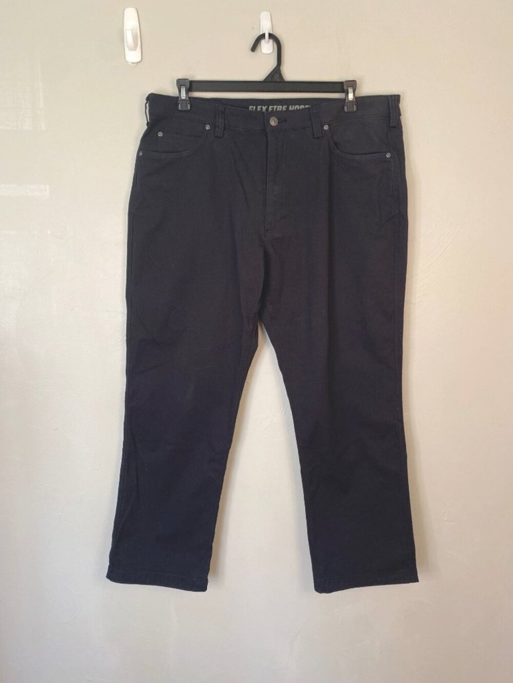 Flex FIrehose Duluth Black Mens 40 X30 Pants Utility Workwear